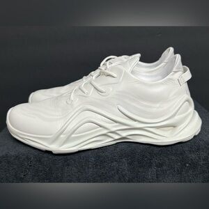 Ecco Men's Biom Infinite Lace Up Performance Mesh Shoes Bright White 42 US 8/8.5